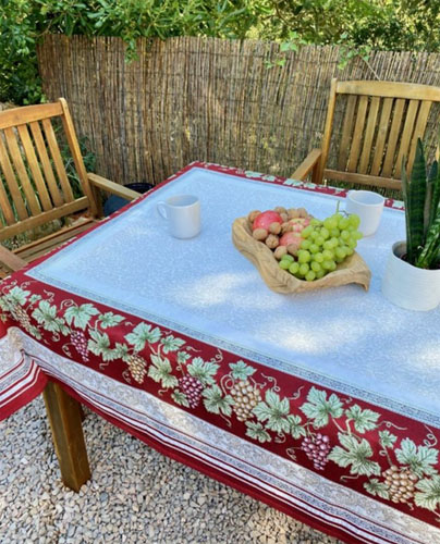 French Jacquard Tablecloth DECO (Vendange. 2 colors) - Click Image to Close
